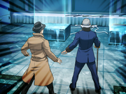 Discovering the melted ice sculptures.