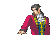 AA Young Miles Edgeworth Hand on Desk 1