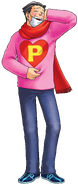 Full-body illustration (English) (Ivy University student) Phoenix Wright: Ace Attorney - Trials and Tribulations (Turnabout Memories) (GBA version)