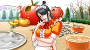 A channeled Mia in the Trés Bien waitress outfit.