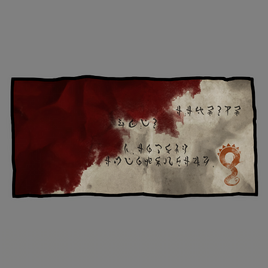 Bloodstained Letter