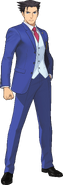 Full-body illustration Phoenix Wright: Ace Attorney: Spirit of Justice