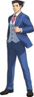 Phoenix con su nueva apariencia y de regreso a la abogacía (Gyakuten Saiban 5)