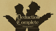 At the end of a successful course correction