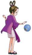 Full-body illustration (rear view) Phoenix Wright: Ace Attorney - Justice for All (GBA version)