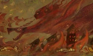 Bezella and the Fire.png (91 KB) Close-up of the mural