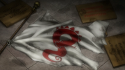 Ace Attorney Defiant Dragons Flag (Torn)