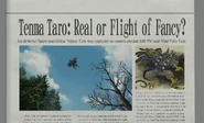 A newspaper article about a purported Tenma Taro sighting (English version)