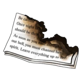 Burnt Letter