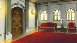 English courtroom lobby