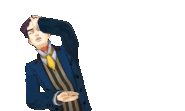 Daley Vigil (The Resolve of Ryunosuke Naruhodo) "What does this all mean...?" / "Is that right...?"