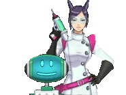 Аура держит пистолет/Аура говорит