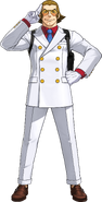 Full-body illustration (as "Bobby Fulbright") Phoenix Wright: Ace Attorney - Dual Destinies