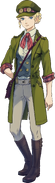 Full-body illustration The Great Ace Attorney 2: Resolve