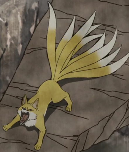 real 9 tailed fox