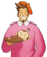 В полроста (как «Лорис Дуоним») Phoenix Wright: Ace Attorney - Trials and Tribulations (Грандиозный поворот)