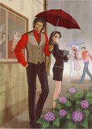 Monthly Gyakuten Saiban Snapshot No. 5: Rainy Season (by Tatsuro Iwamoto) Gemaga