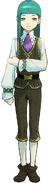 Full-body illustration (true self) Professor Layton vs. Phoenix Wright: Ace Attorney