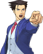 Upper-body illustration Phoenix Wright: Ace Attorney: Spirit of Justice