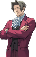 Close-up illustration Phoenix Wright: Ace Attorney (Nintendo DS version)