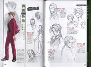 Concept art of Miles Edgeworth