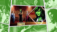 Starring alongside Jennifer Walters (She-Hulk) and Miles Edgeworth in the courtroom drama "Jen's Justice" (She-Hulk ending)