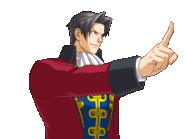 AAI Young Miles Edgeworth Finger Waggle 1