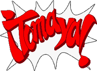 Español: "¡Toma ya!"