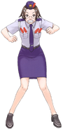 Full-body illustration (as a police officer) Phoenix Wright: Ace Attorney - Justice for All (The Lost Turnabout)