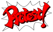 Голландский: «Protest!»