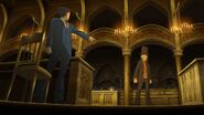 Confronting Hershel Layton Professor Layton vs. Phoenix Wright: Ace Attorney announcement trailer
