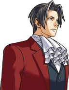 Upper-body illustration Ace Attorney Investigations: Miles Edgeworth (from early version of AAI)