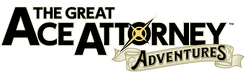 The Great Ace Attorney 1 logo English