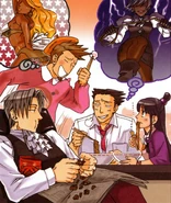 56b1ece843d7cba21901875a3981ba30.jpg (460 KB) Art from "Naruhodo Gyakuten Saiban!" (1) (by Kumiko Suekane) DreaMaga game magazine