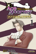 Cover art Ace Attorney Investigations: Miles Edgeworth manga (Vol. 1)