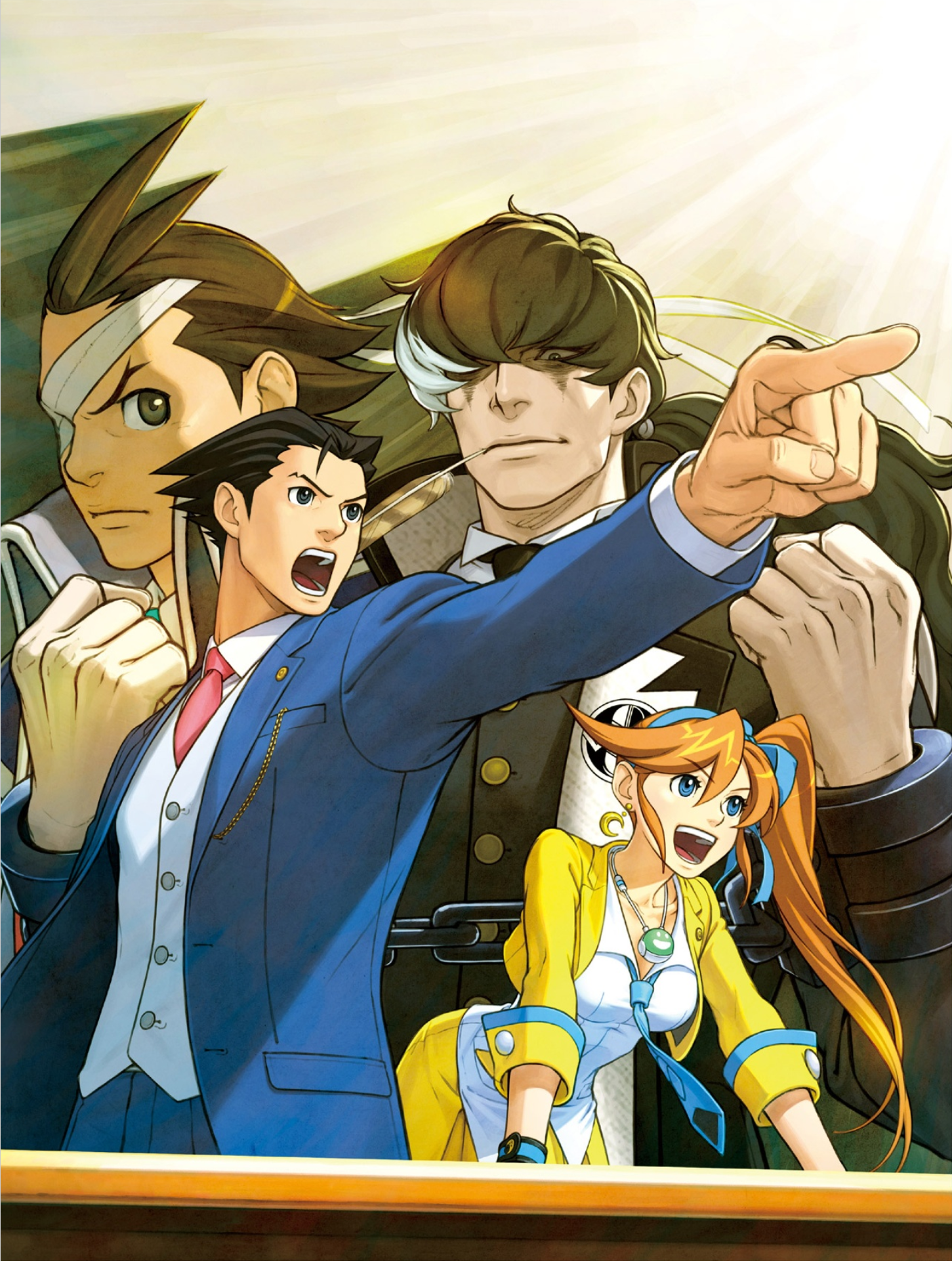 Godot Jove on X: ace attorney characters in order of how