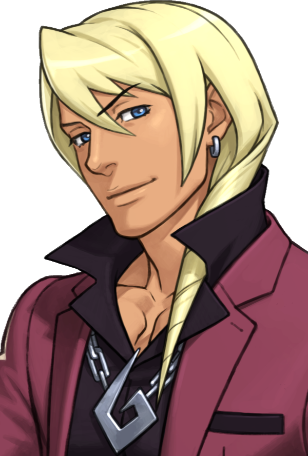 Ace Attorney Wiki - Klavier Gavin, HD Png Download - kindpng