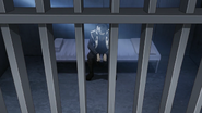 In his prison cell