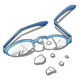 Broken glasses