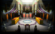 The Kurain Kingdom courtroom