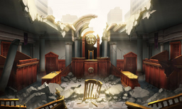 Bombed Courtroom