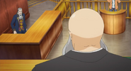 At the witness stand during Edgeworth's trial