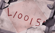 La ID de Tonate escrita con sangre