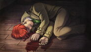 His dead body after being shot by Seishiro Jigoku