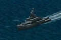 A Yuktobanian Navy Krivak-class frigate