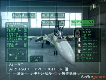 Su-37 del Escuadrón Wardog de la OADF estacionado en el hangar.