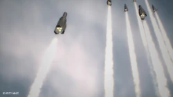  Nimbus missiles after launch