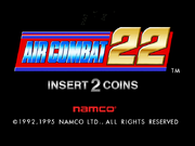 Aircombat22 start screen