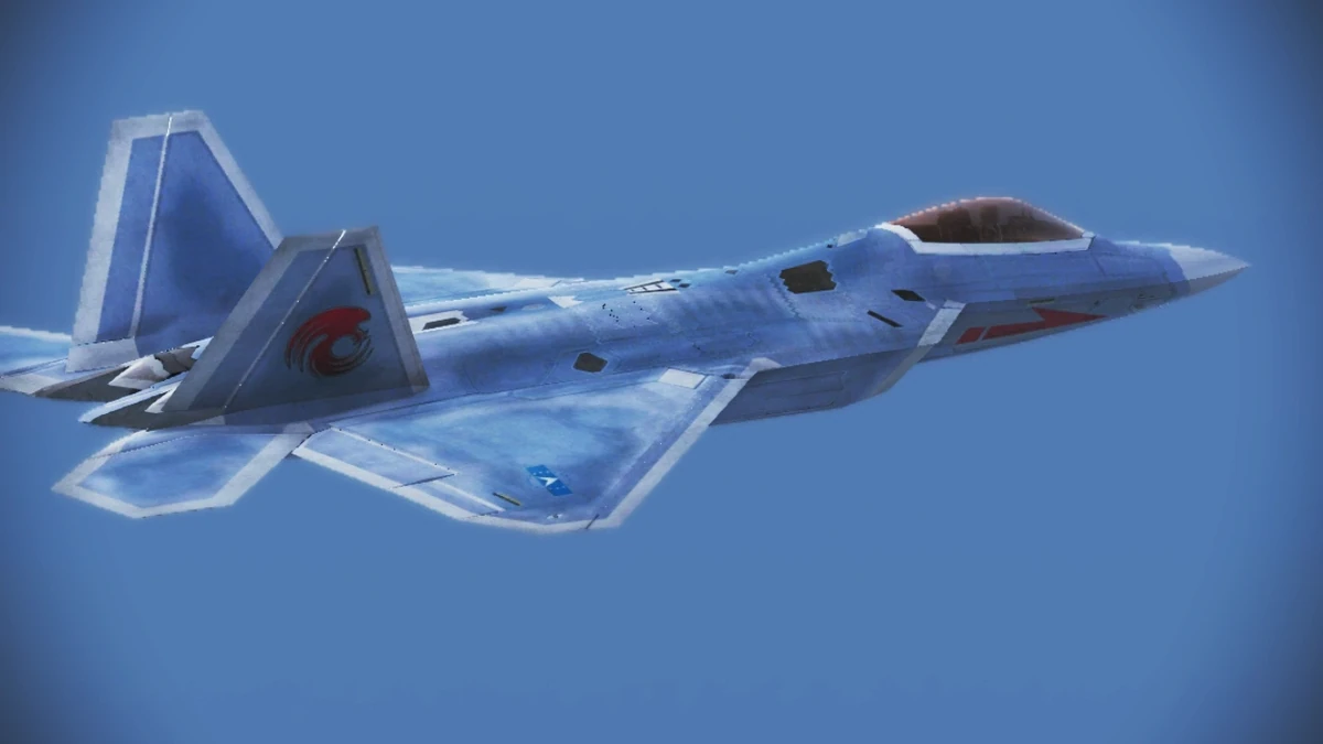 1/144スケールF22ラプターエースコンバット7トリガー仕様 F-22A