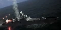 Erusean frigate Hœnir firing missiles and Kashtan CIWS